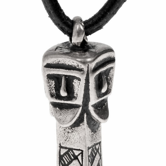 Slavic Svantevit-amulet Wolin, 9th-10th century, bronze