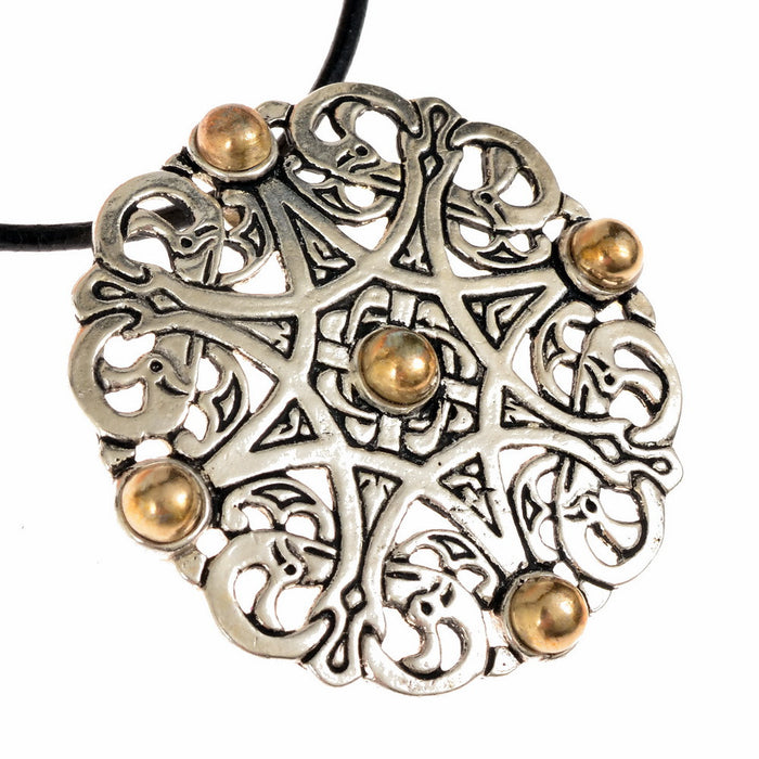 Anglo-Saxon pendant Trewhiddle style, 9th century, bronze