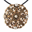 Anglo-Saxon pendant Trewhiddle style, 9th century, bronze