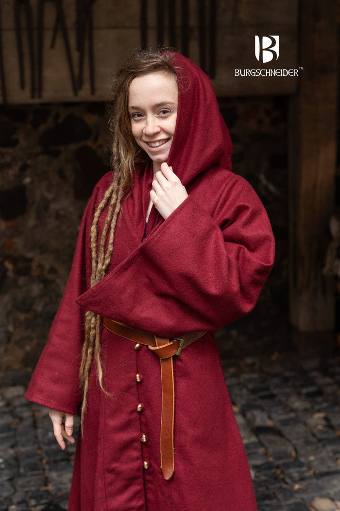 Overjas Tuala, rood, wolmix