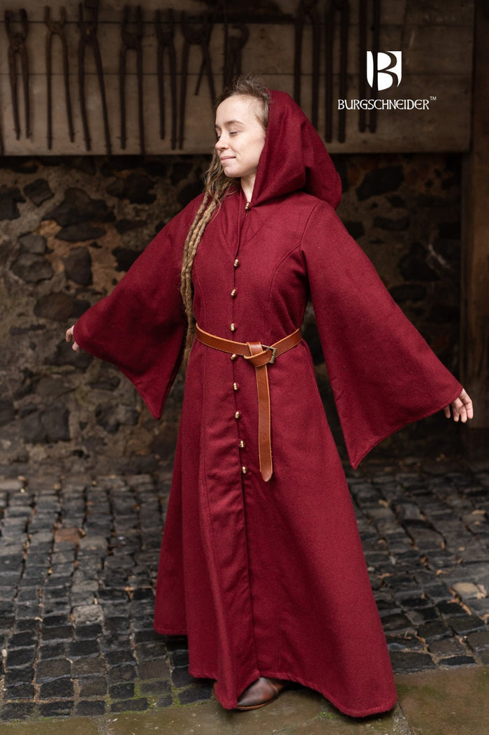 Overjas Tuala, rood, wolmix