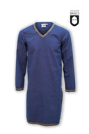Tuniek met borduurrand Manfred, blauw