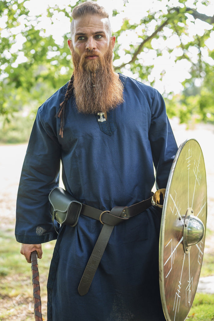 Germanic Thorsberg tunic Wulfhard, blue
