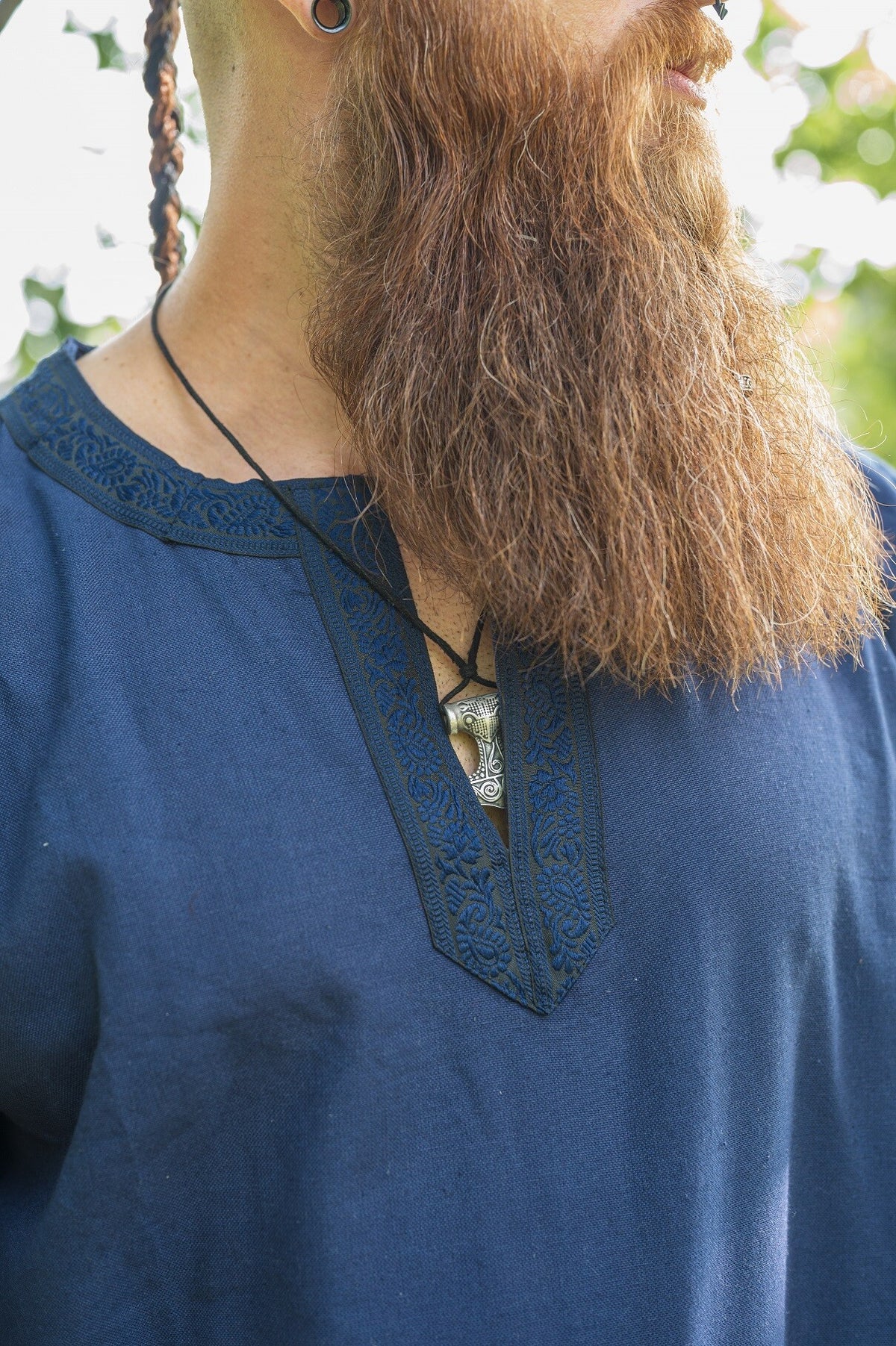 Germanic Thorsberg tunic Wulfhard, blue