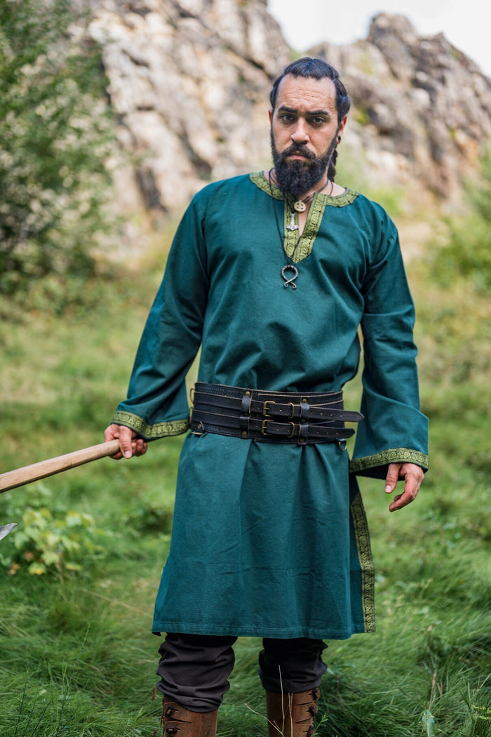Germanic Thorsberg tunic Wulfhard, green