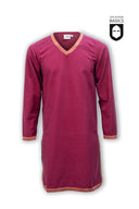 Tuniek met borduurrand Manfred, rood