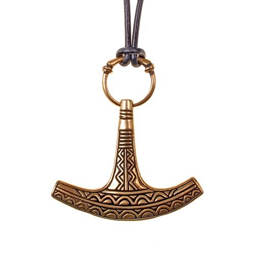 Ukko ax hammeramulet Ylipää, 9th century, bronze
