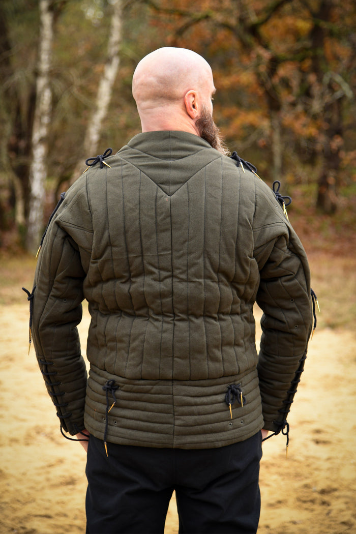 Arming doublet Richard, olijfgroen