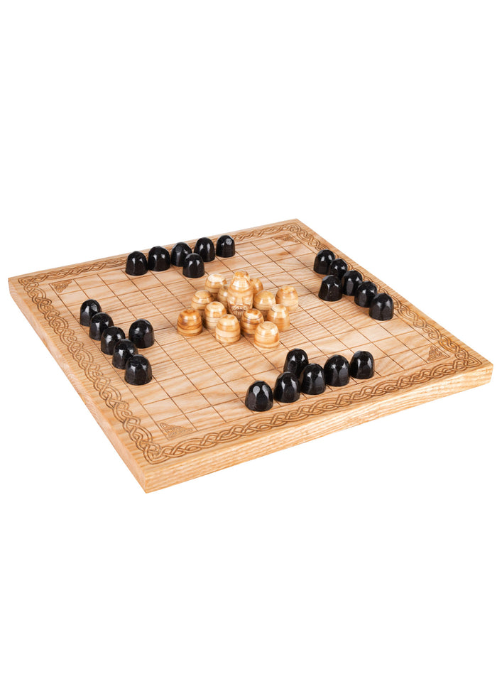 Viking houten hnefatafl bordspel
