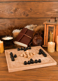 Viking houten hnefatafl bordspel
