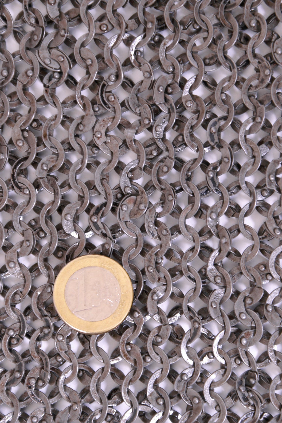 Hauberk, flat rings, round rivets 8 mm