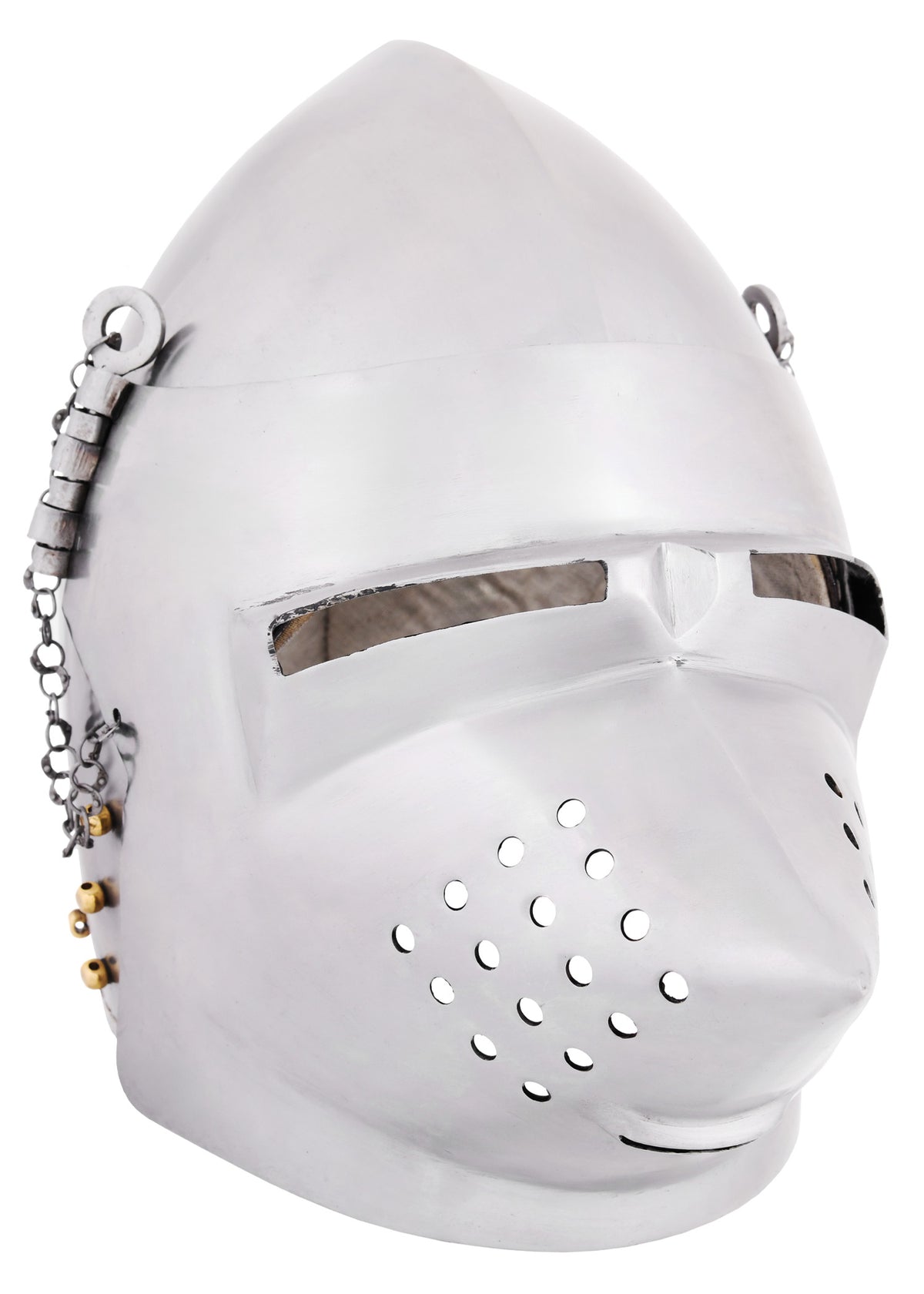 Pig faced bascinet, 2 mm (battle-ready)