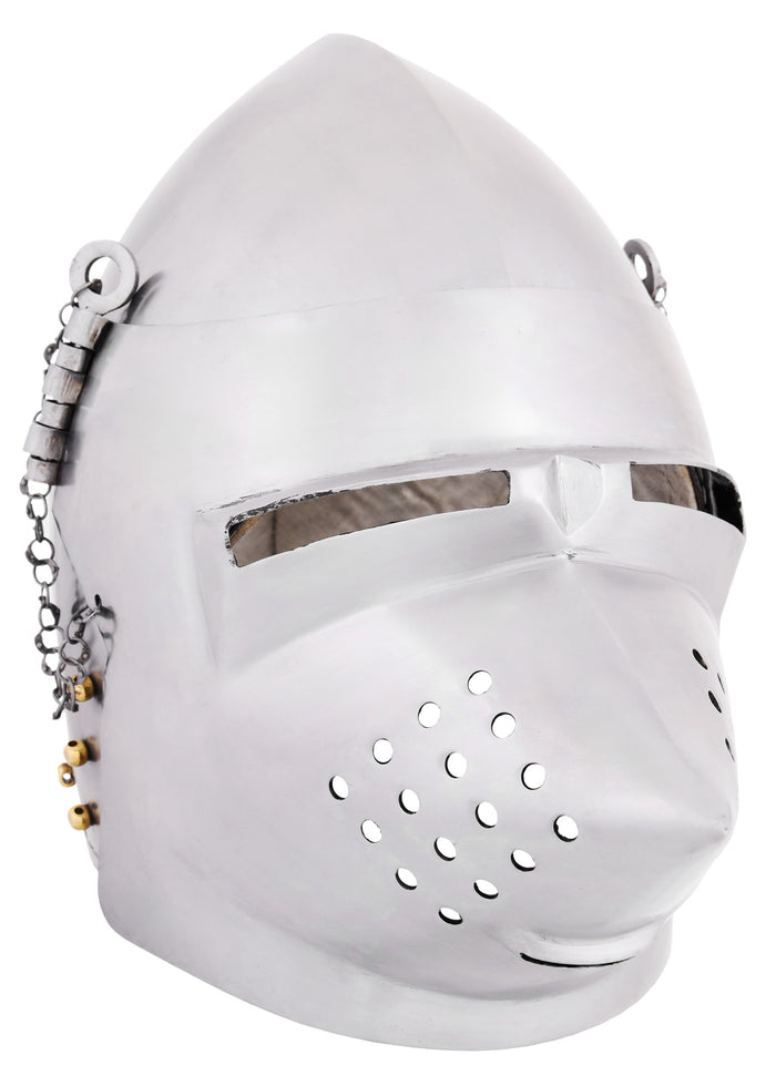 Pig faced bascinet, 2 mm (battle-ready)