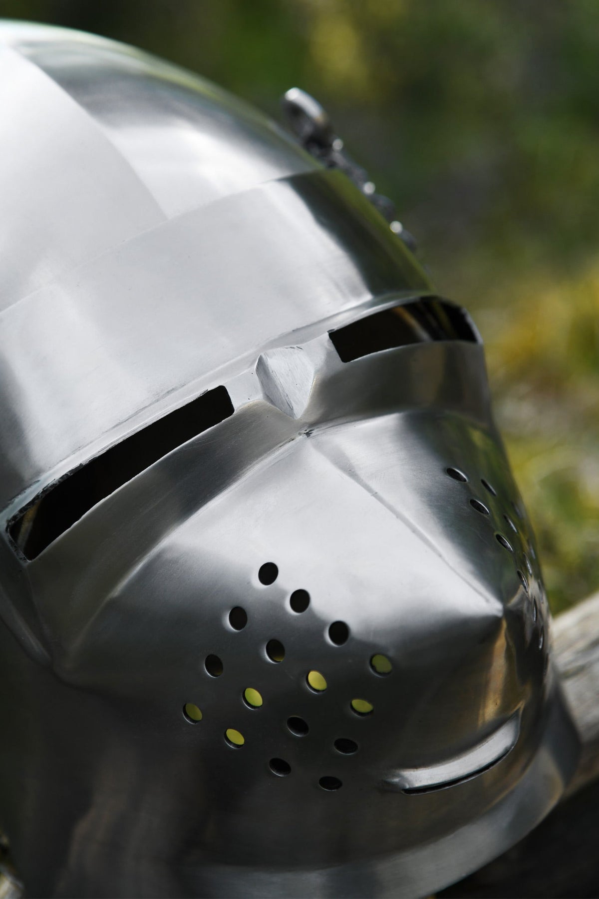 Pig faced bascinet, 2 mm (battle-ready)