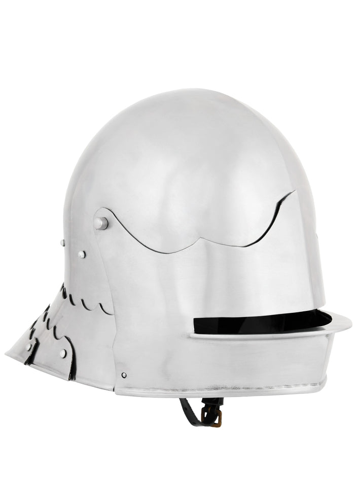 Sallet with visor 1480, 2 mm (battle-ready)
