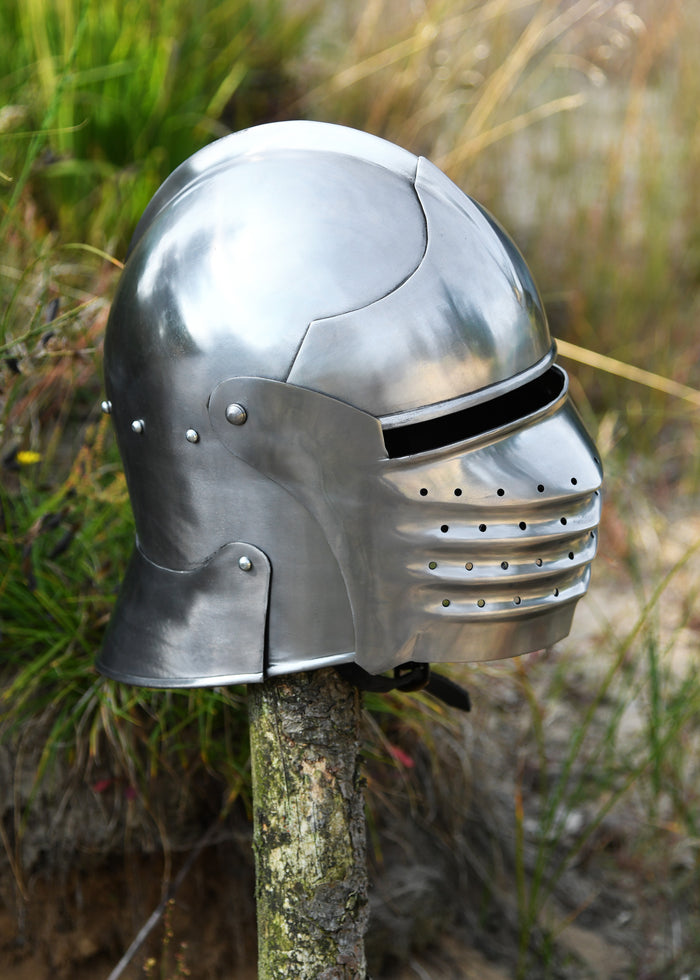 Blaasbalg sallet, ca 1490, 2 mm (battle-ready)