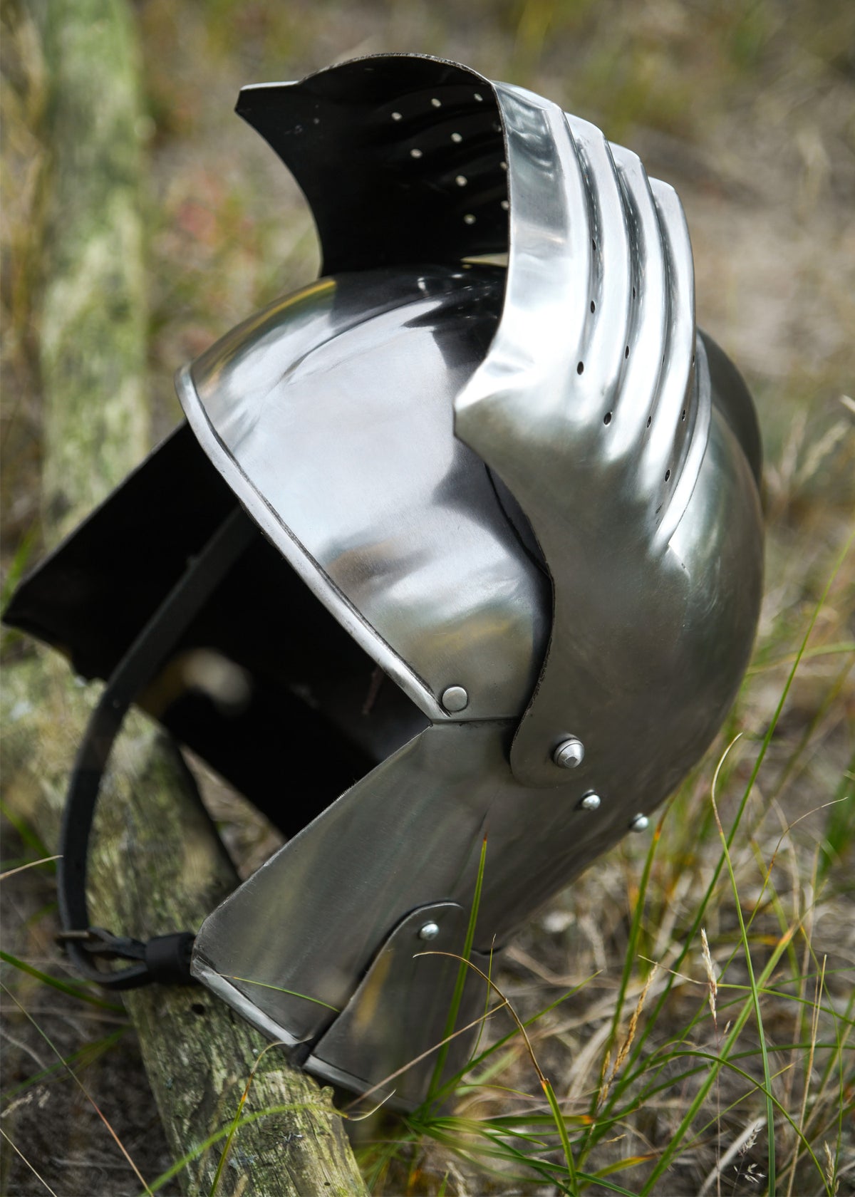 Blaasbalg sallet, ca 1490, 2 mm (battle-ready)