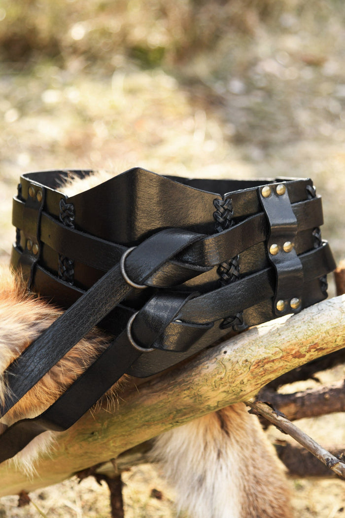 Medieval belt Elena, black