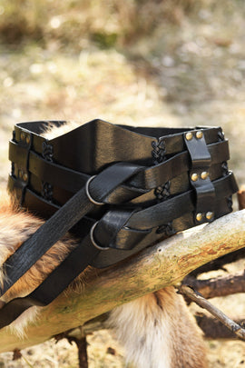 Medieval belt Elena, black