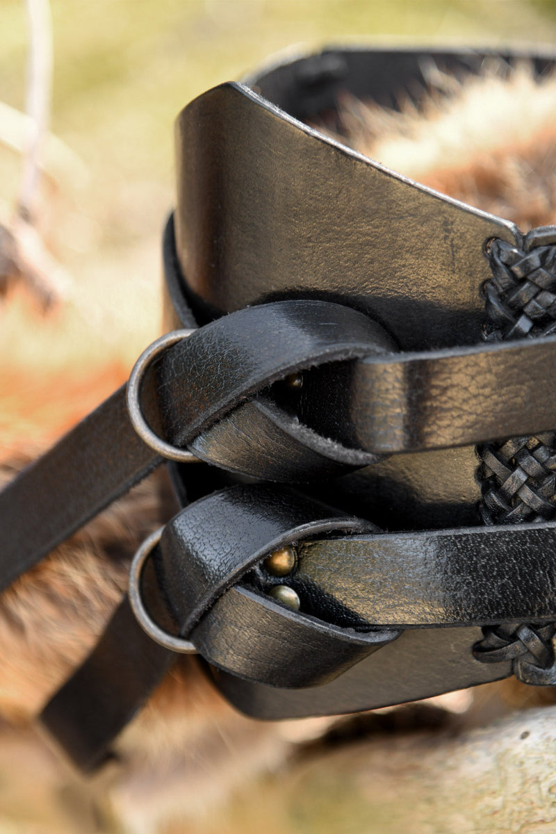 Middeleeuwse riem Elena, zwart