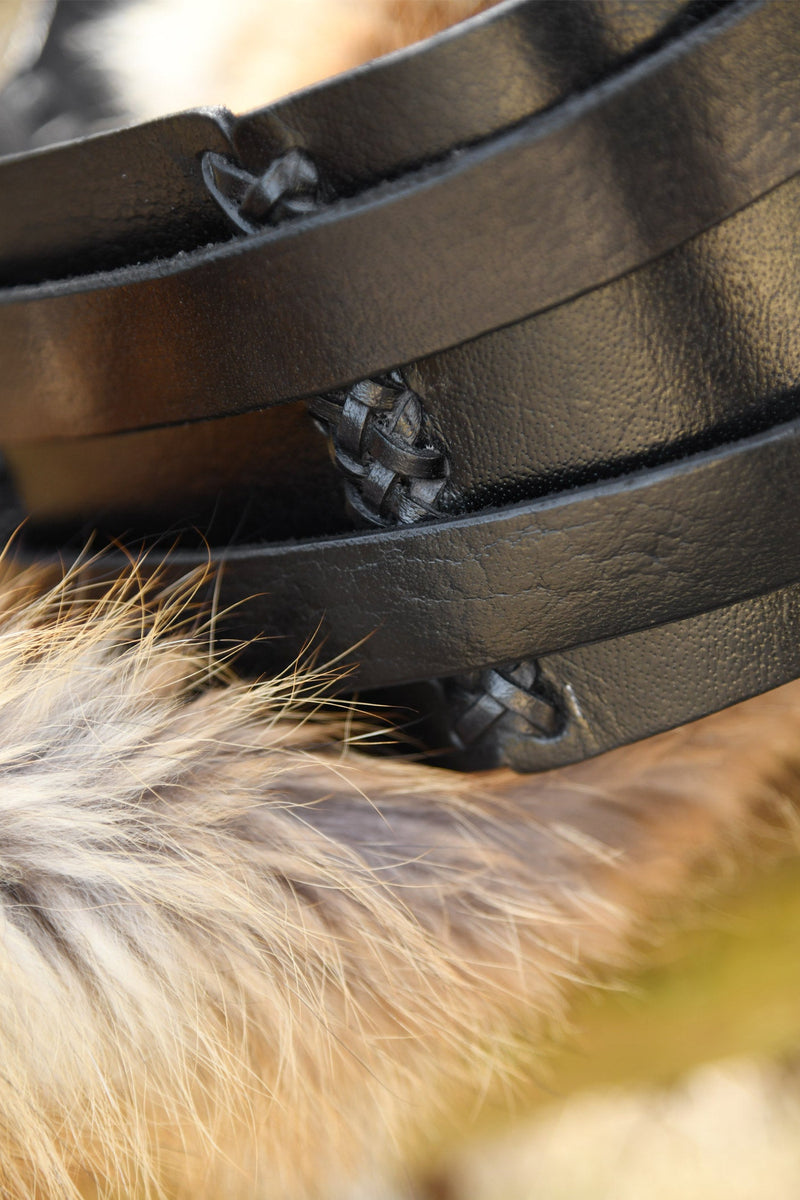 Middeleeuwse riem Elena, zwart