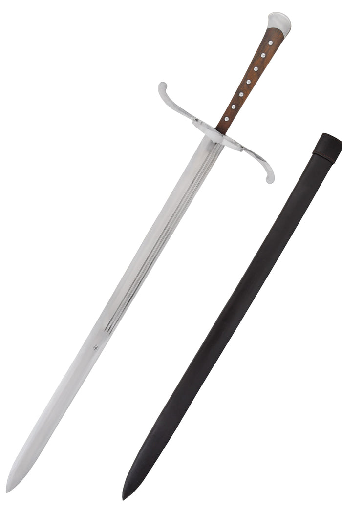 Duits Grosses Messer met schede, ca. 1510, semi-scherp