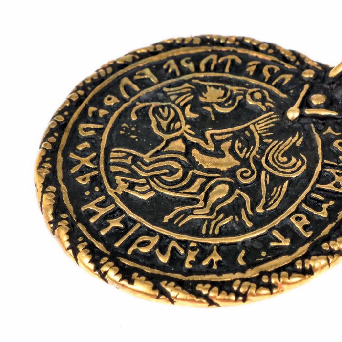 Bractate of Vadstena, 5th century, bronze