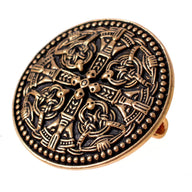 Vikingschijffibula Vårby, brons
