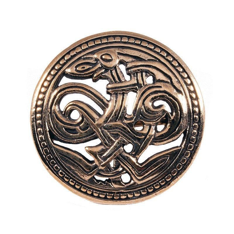 Round brooch Haithabu, bronze