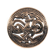 Round brooch Haithabu, bronze