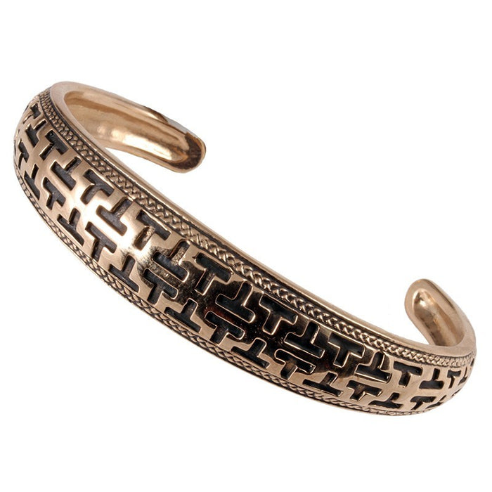 Armring with Thor's hammers, bronze