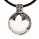 Viking pendant rock crystal Gotland, S, bronze