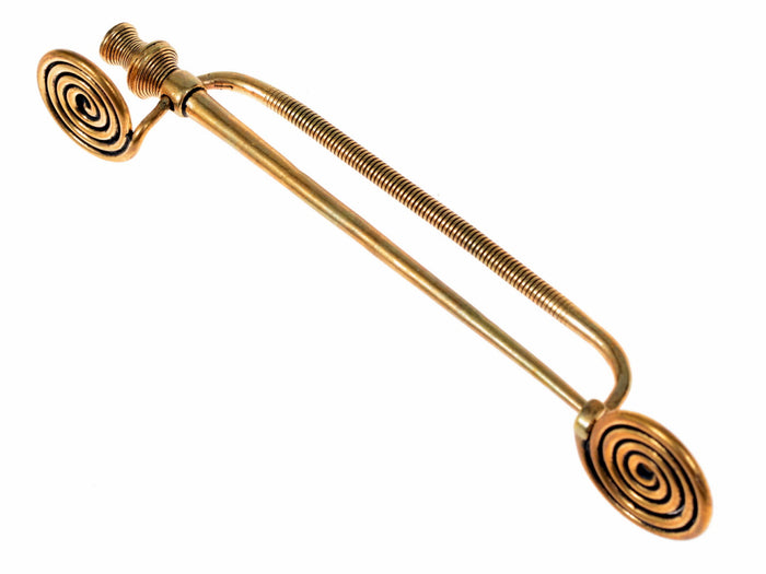 Bronze Age-violin bow fibula, Rogaland, bronze