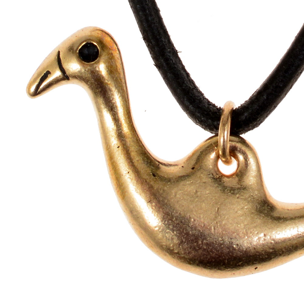 Baltic bird pendant Sateles, 11th-12th century, bronze