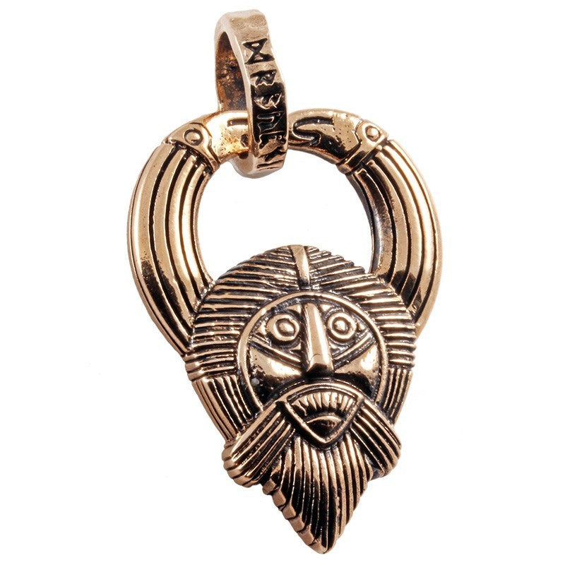 Odin-amulet with ravens Blakeney, 7th century, bronze