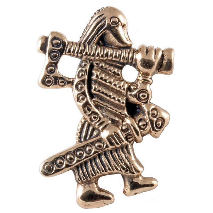 Viking warrior-amulet Klahammar, 8th-9th century, bronze