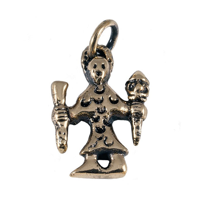 Odin-amulet Birka, dancing warrior, bronze