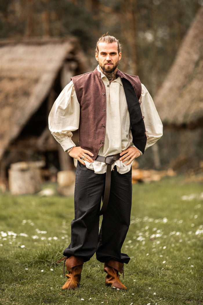 17th century sailor's vest, brown