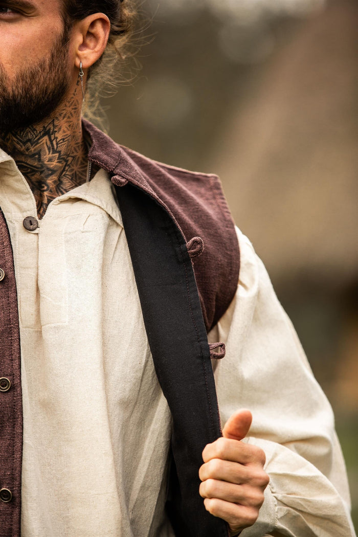 17th century sailor's vest, brown