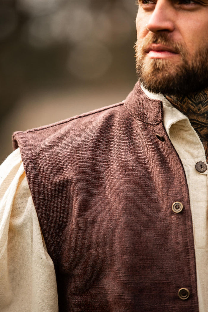 17th century sailor's vest, brown