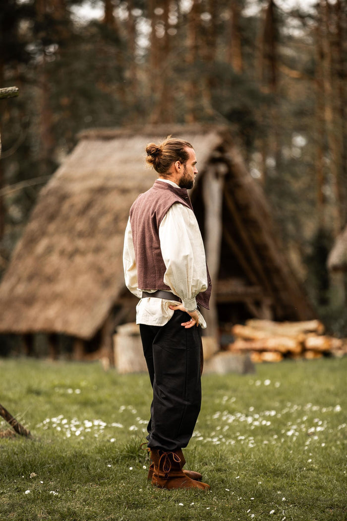 17th century sailor's vest, brown