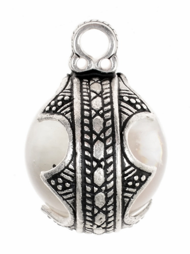 Viking pendant rock crystal Gotland, M, bronze