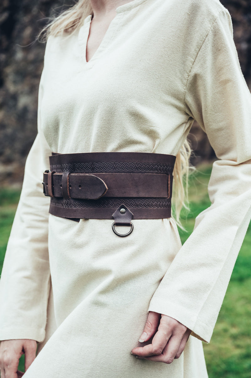 Viking riem Sigrid, donkerbruin