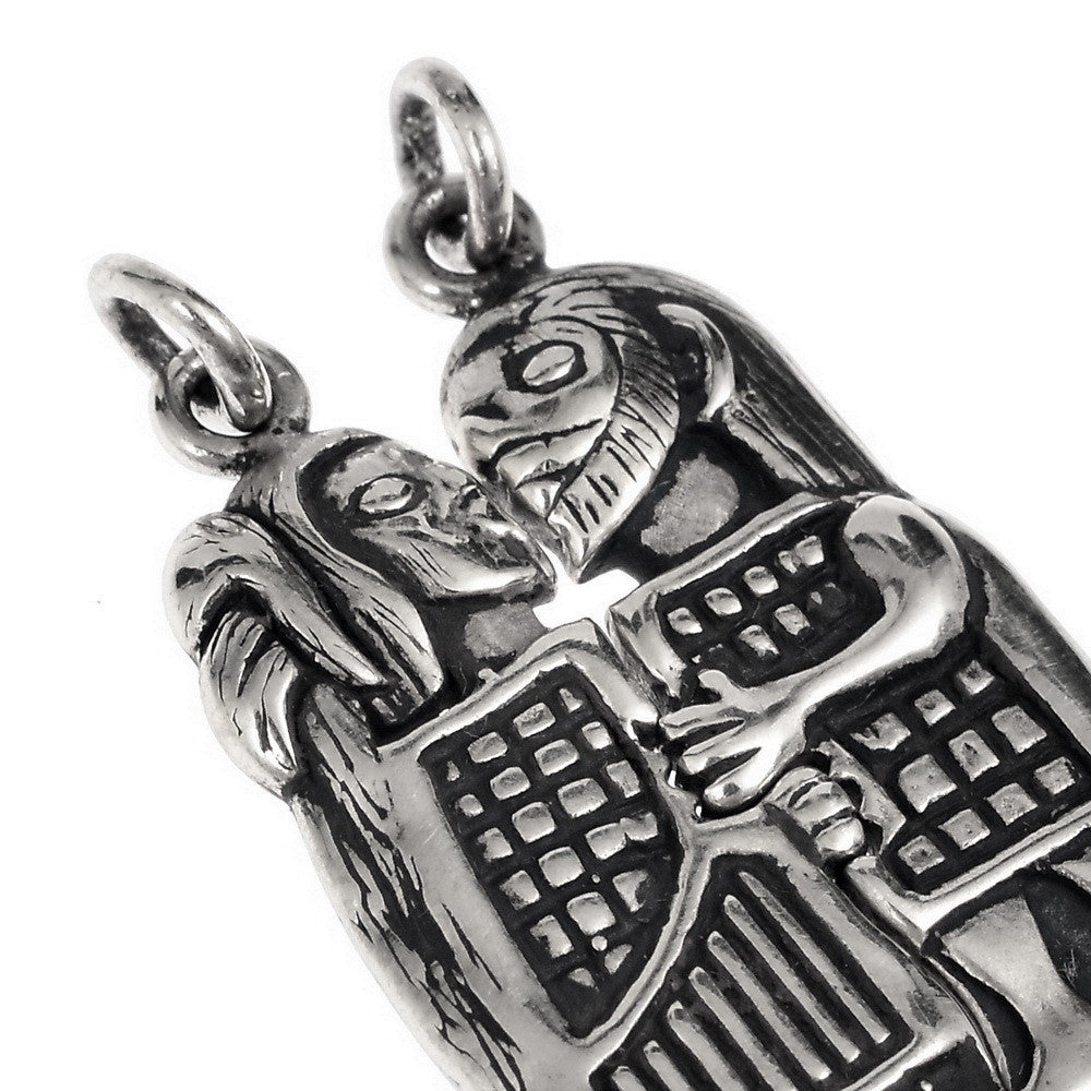 Viking couple pendant (divisible) Bornholm, bronze