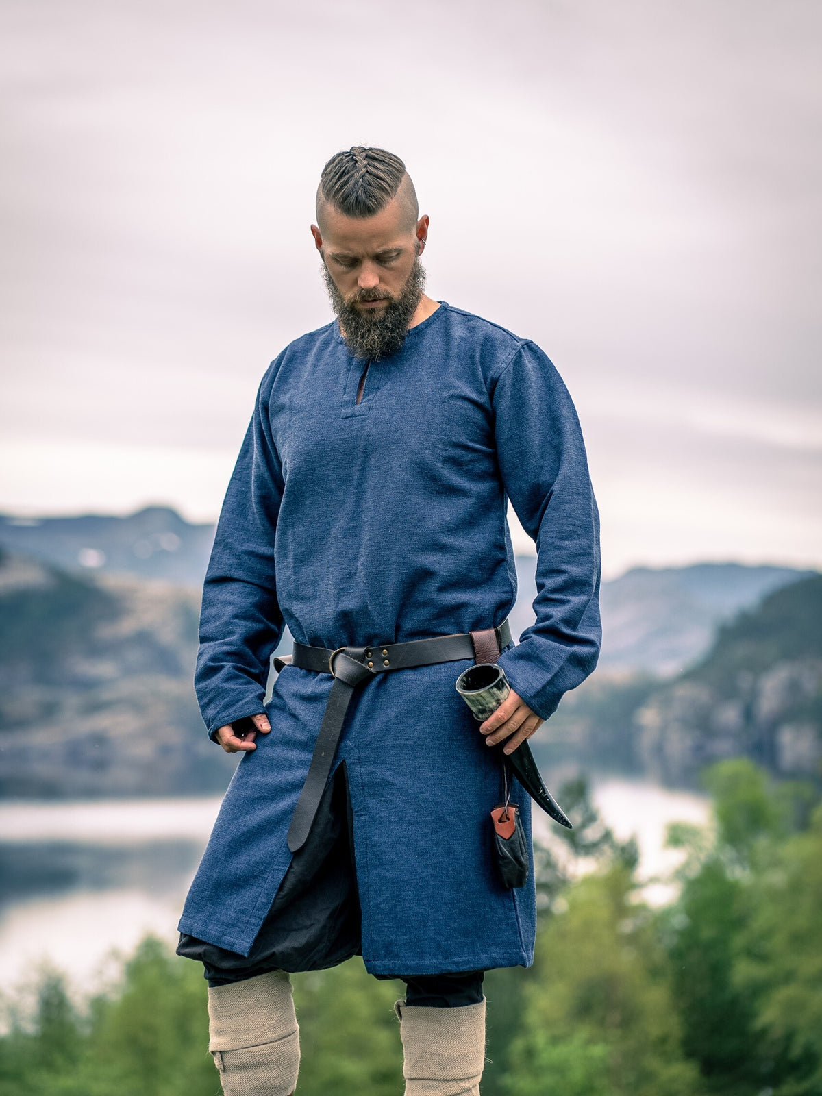 Normandy tunic Hvitserk, blue