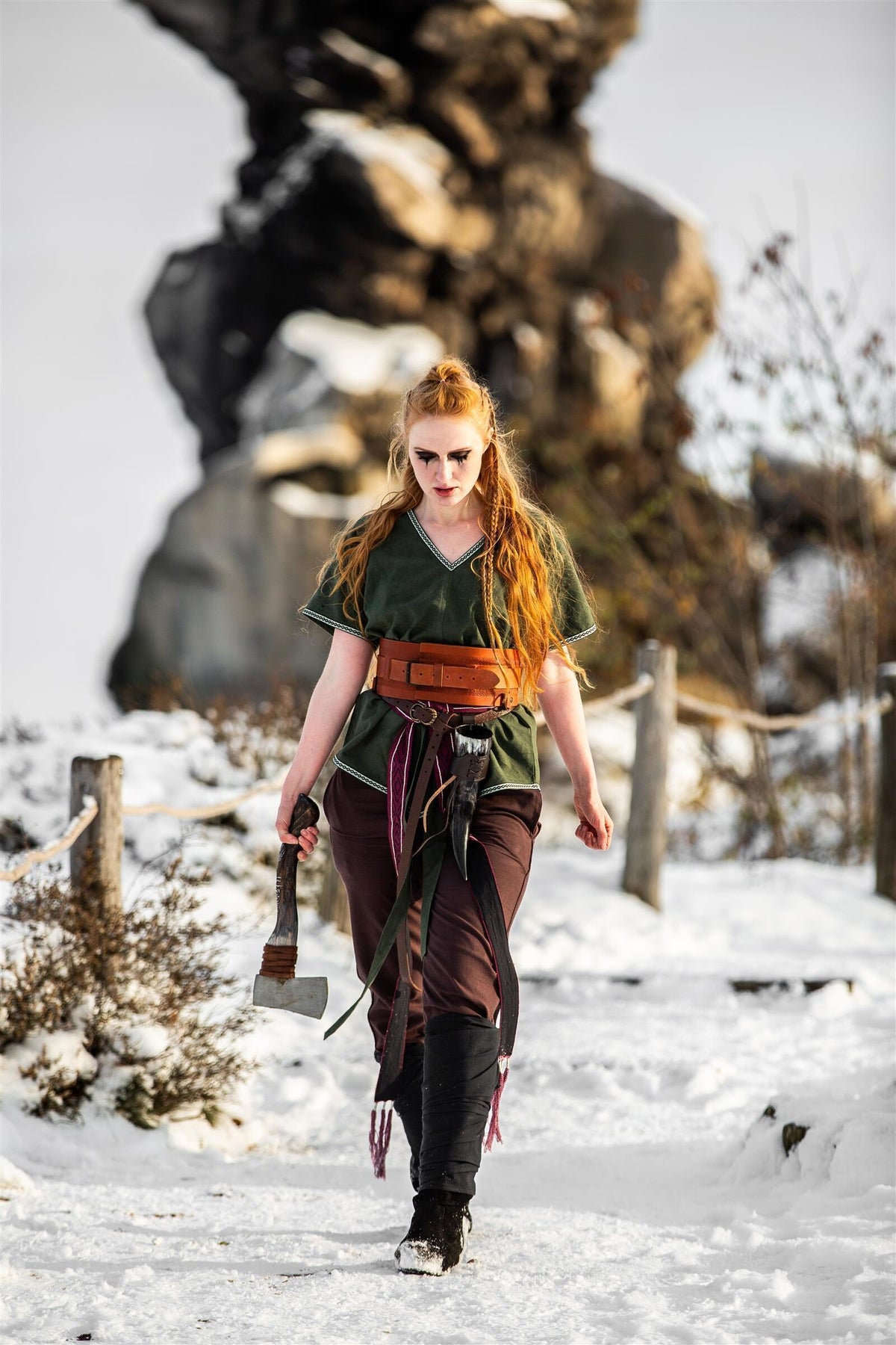 Valkyrie tunic Brynhild, green