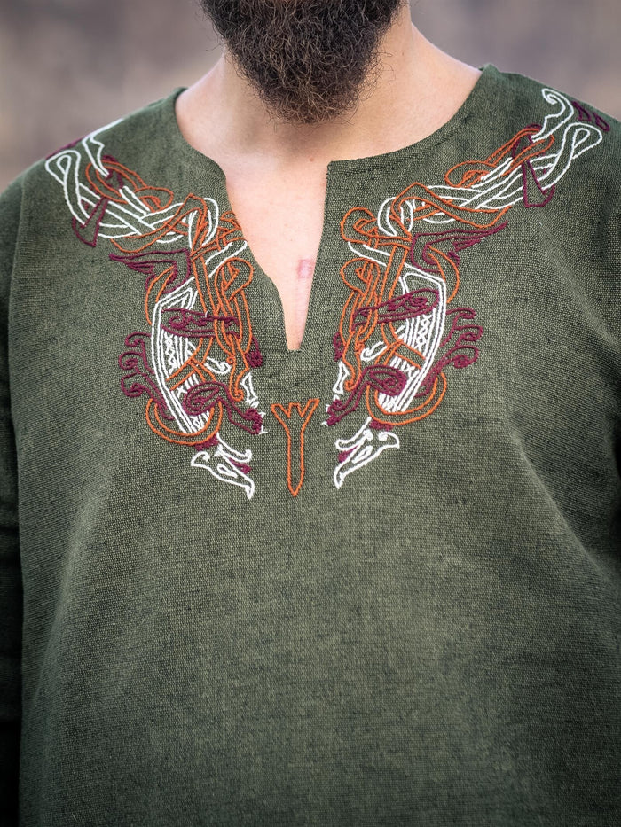 Tunic Viking jarl Hakon, green