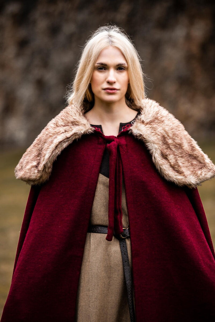 Fur coat John, red