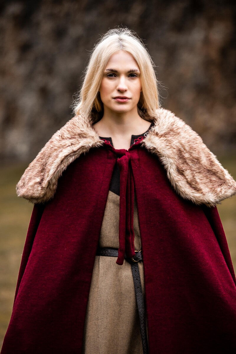 Fur coat John, red