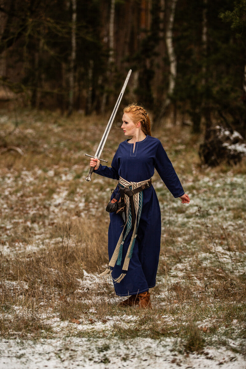 Viking jurk Borghild, blauw